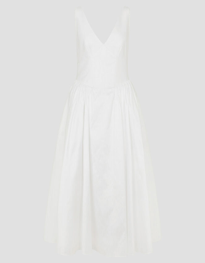 Colette Midi Wedding Dress, Ivory (IVORY), large