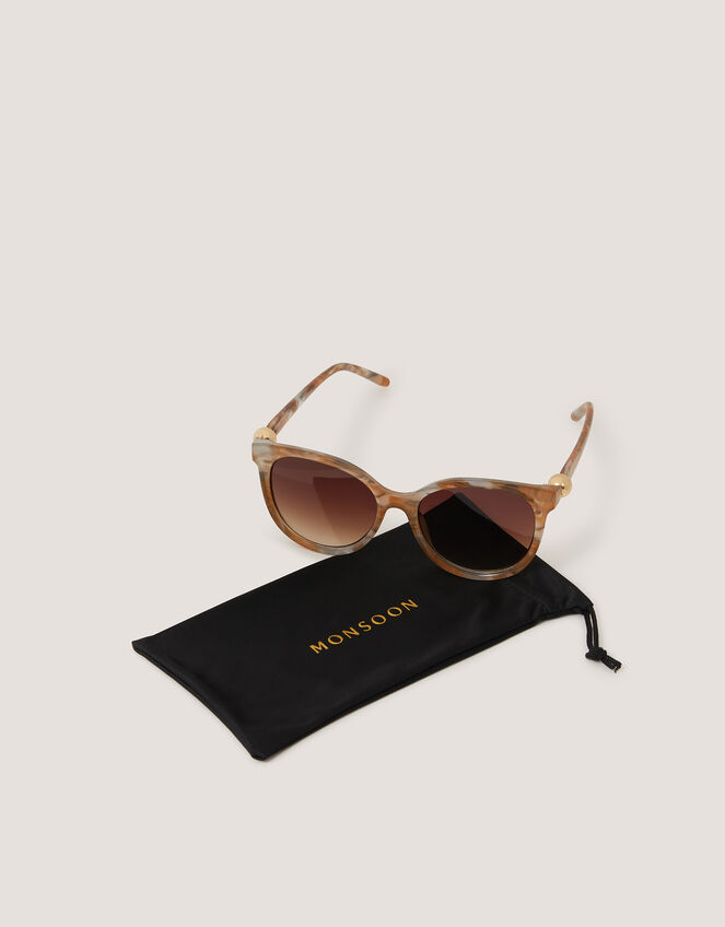Marbled Preppy Sunglasses, , large