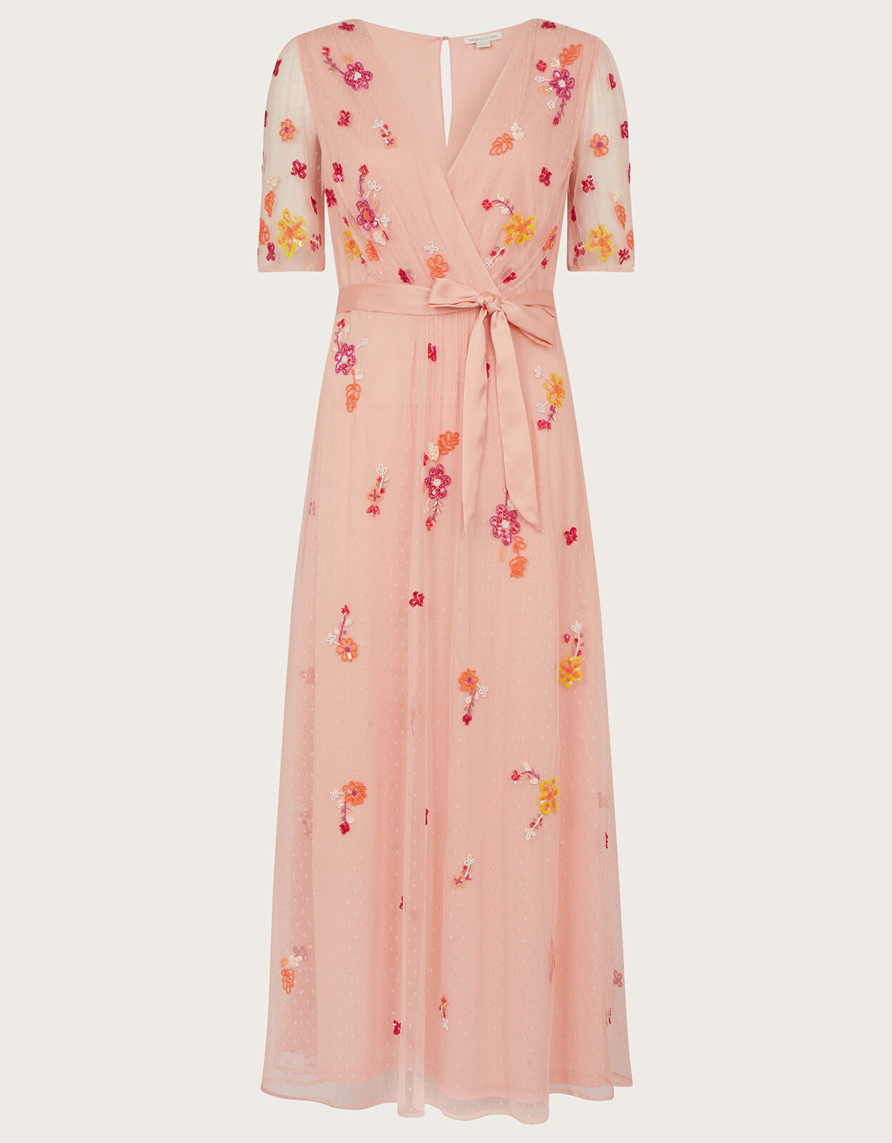 Monsoon sales peach dress