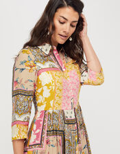 Scandi Print Shirt Dress, Ivory (IVORY), large
