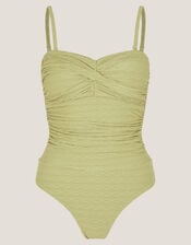 Jade Shimmer Swimsuit, Green (SAGE), large