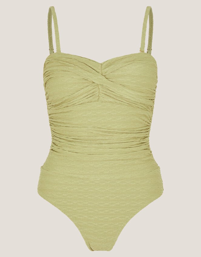 Jade Shimmer Swimsuit, Green (SAGE), large
