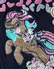 Monsoon x My Little Pony Embroidered Leggings, Blue (NAVY), large