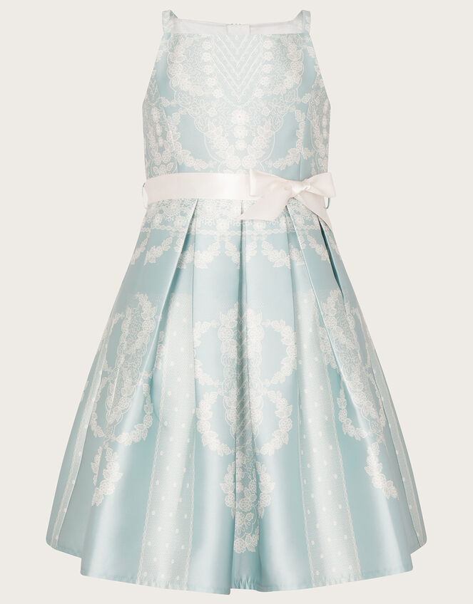 Madeline Duchess Dress, Blue (BLUE), large