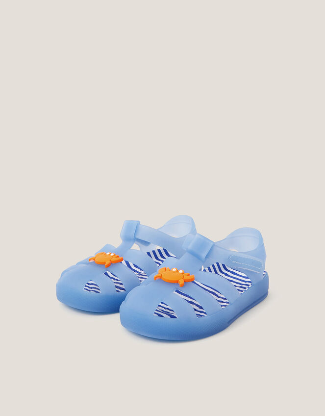 Baby Crab Jelly Sandals, Blue (BLUE), large