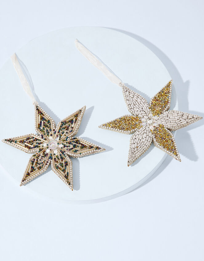 Sparkle Star Christmas Decoration Set, , large