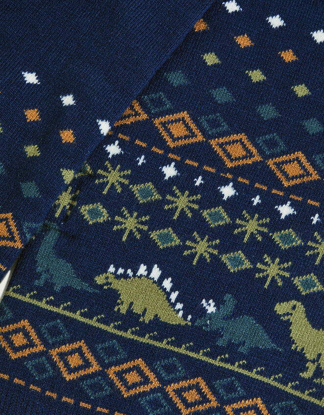 Grayson Knit Dinosaur Scarf, , large