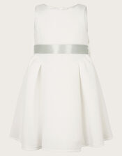 Baby Molly Scuba Bridesmaid Dress, Ivory (IVORY), large