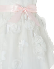 Baby Leilani Floral Butterfly Dress, Ivory (IVORY), large