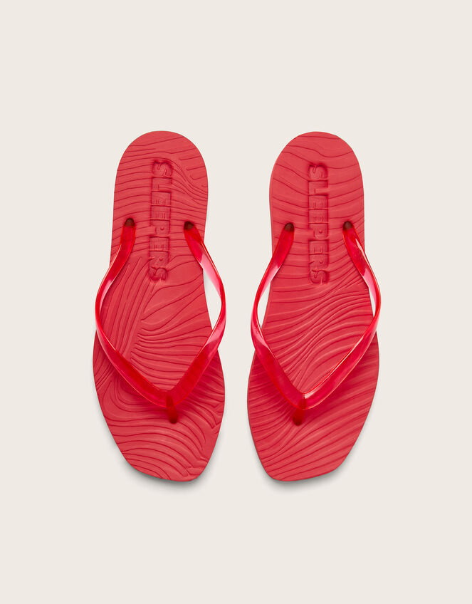 East Tapered Platform Sandal, Red (RED), large