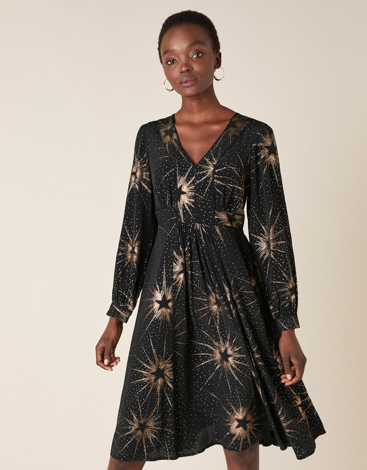 Black best sale star dress