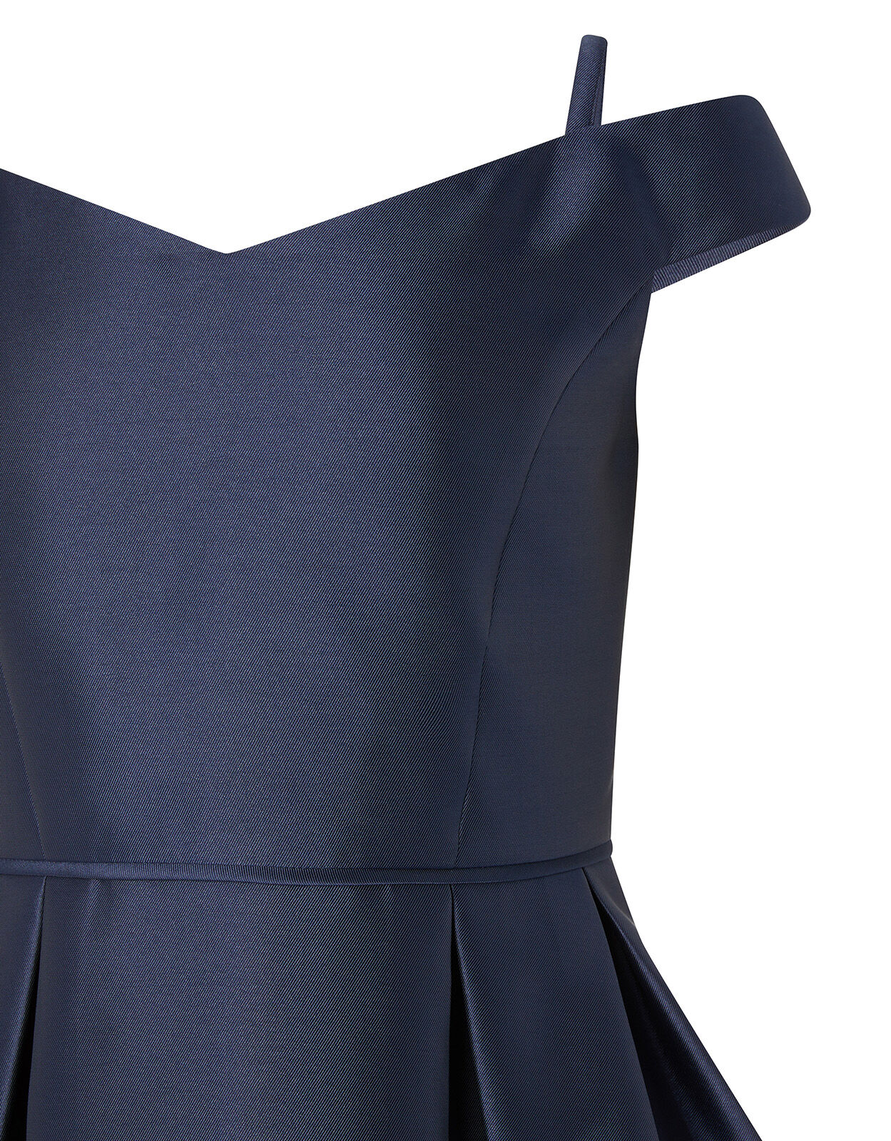 Chi chi navy bardot dress online