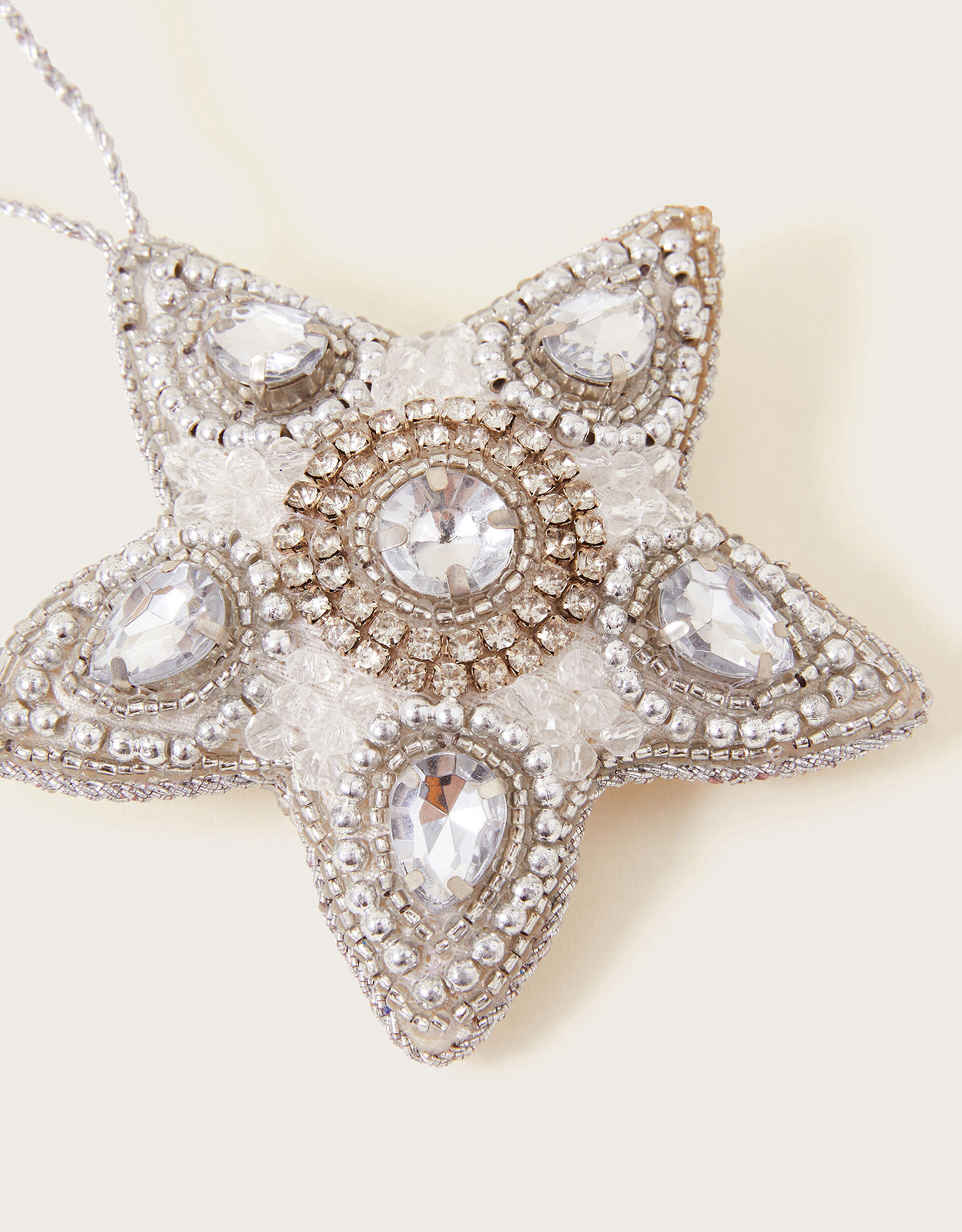 Beaded Star Hanging Decoration