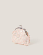 Lace Bow Bridesmaid Bag, Pink (PINK), large