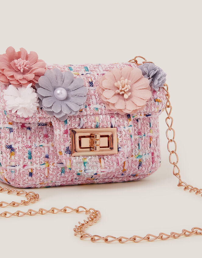 Mini Flower Boucle Bag, , large