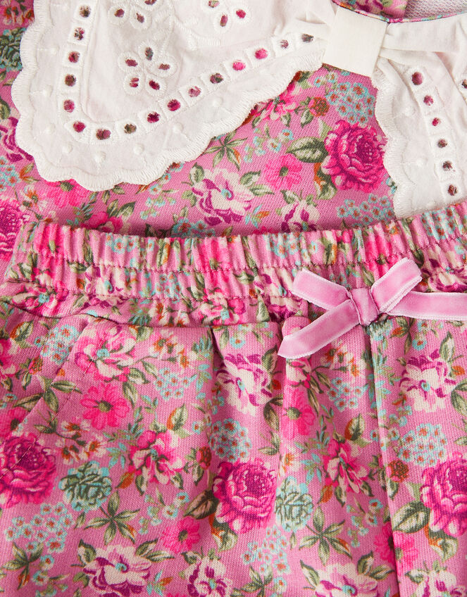 Baby Floral Collared Sweatshirt & Joggers Set , Multi (MULTI), large