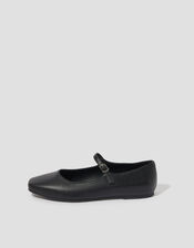 Crista Mary Jane Ballet Flats, Black (BLACK), large
