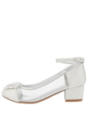 Larissa Butterfly Princess Shoe, Silver (SILVER), large