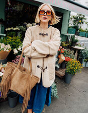 Daisy Suede Fringe Tote Bag, , large