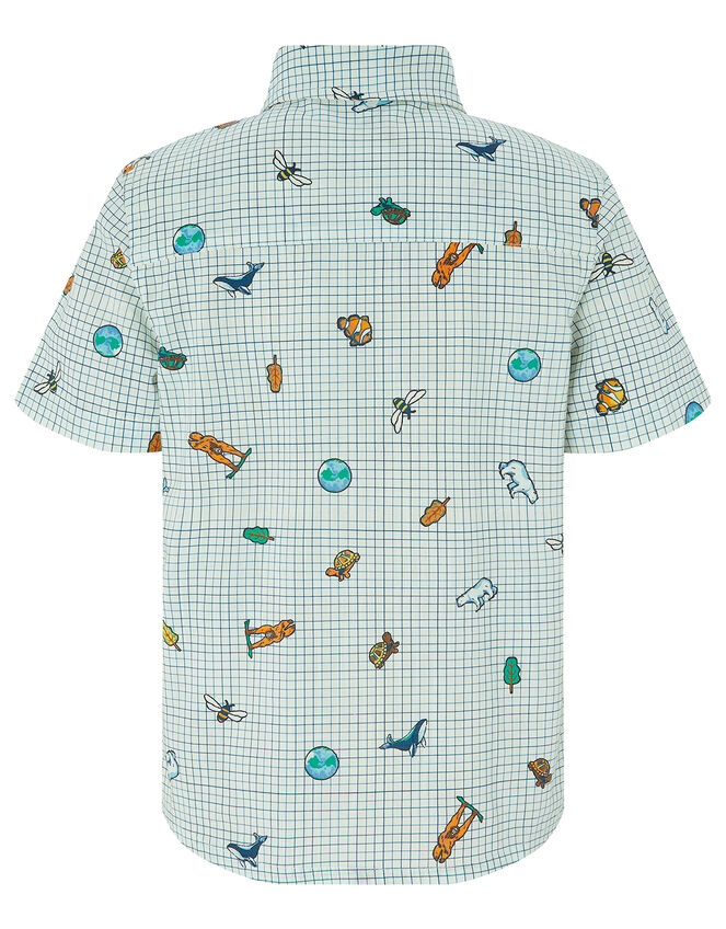 Jackson Save Our Planet Shirt in Organic Cotton, Ivory (IVORY), large