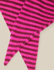 Safi Stripe Triangle Scarf, , large