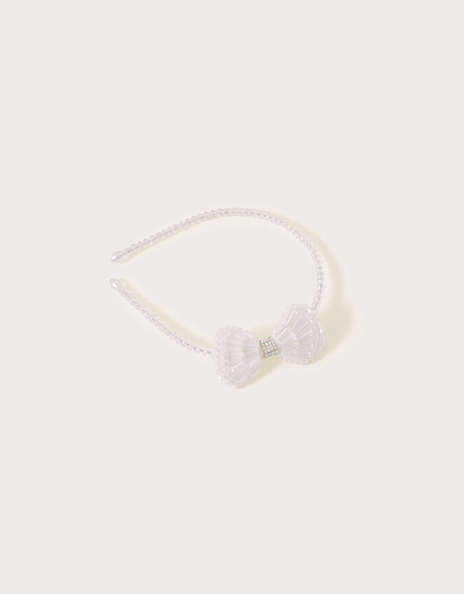 Susie Gem Bow Headband , , large