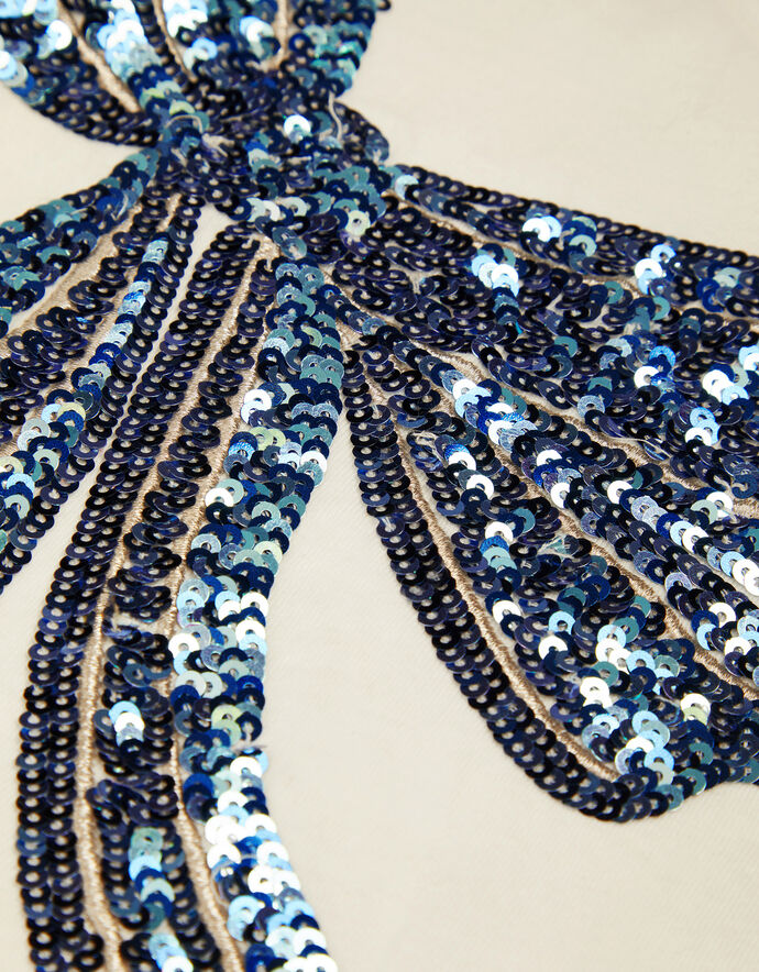 Sequin Top with Bow Size 14 - New with Tags main image 0