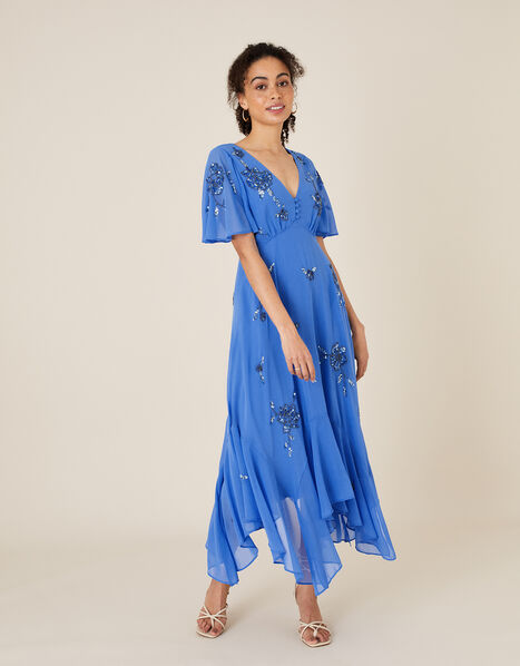 ARTISAN Amira Embellished Dress Blue, Blue (BLUE), large