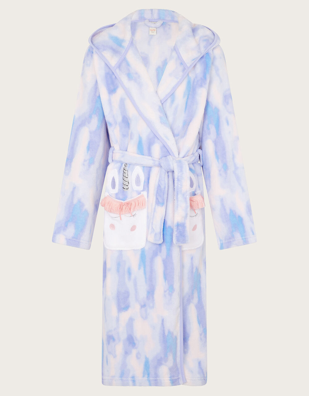 Unicorn Dressing Gown Blue Girls' Nightwear Monsoon UK.