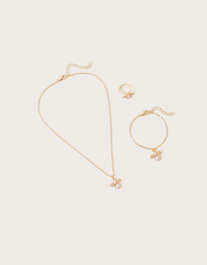 Bumble Bee and Pearl Jewellery Set	, , large