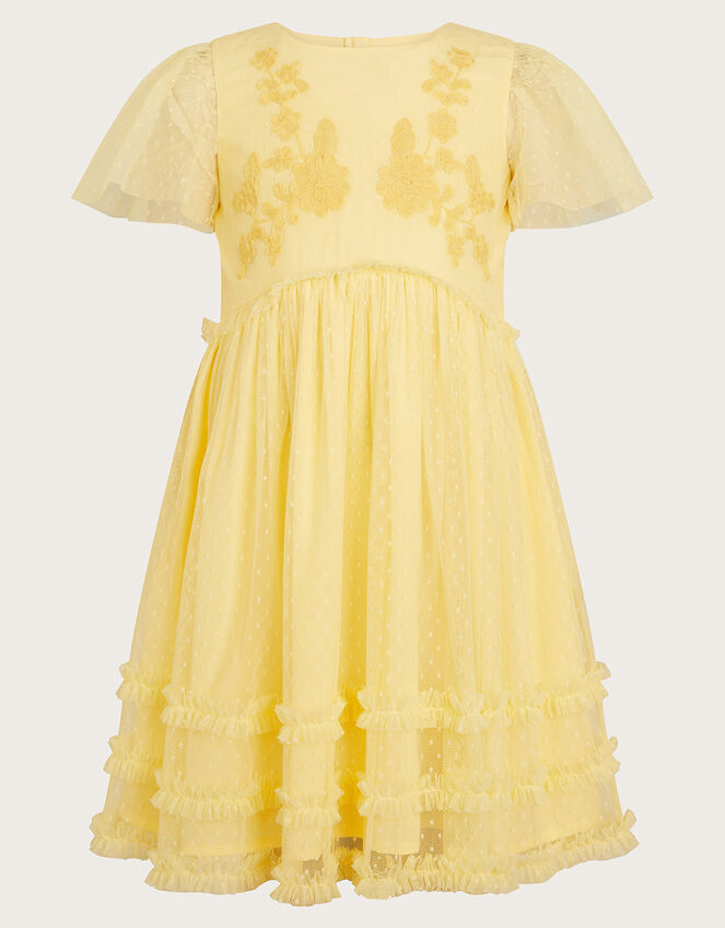 Buttercup Dobby Dress, Yellow (YELLOW), large