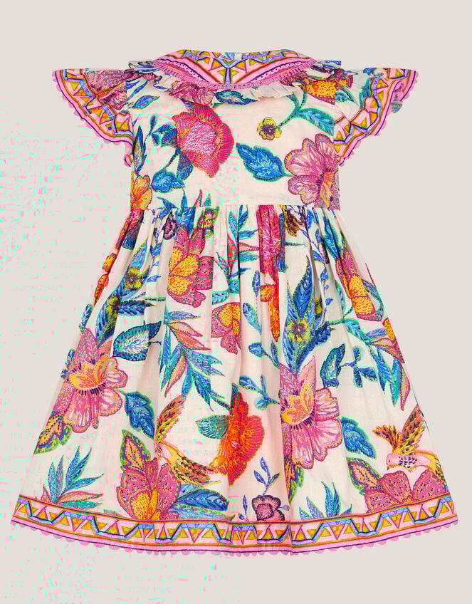 Baby Milena Floral Print Dress, Ivory (IVORY), large