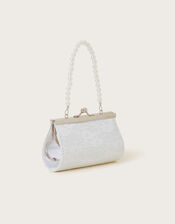 Pearl Bow Bridesmaid Mini Bag, , large