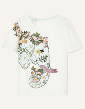 Boutique Elephant T-Shirt, Ivory (IVORY), large