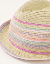 Rainbow Sequin Trilby, Multi (MULTI), large