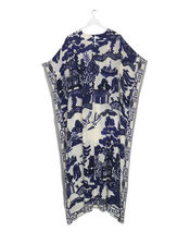 One Hundred Stars Giant Willow Print Maxi Kaftan, , large