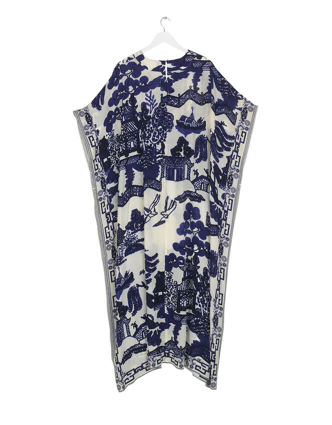 One Hundred Stars Giant Willow Print Maxi Kaftan, , large