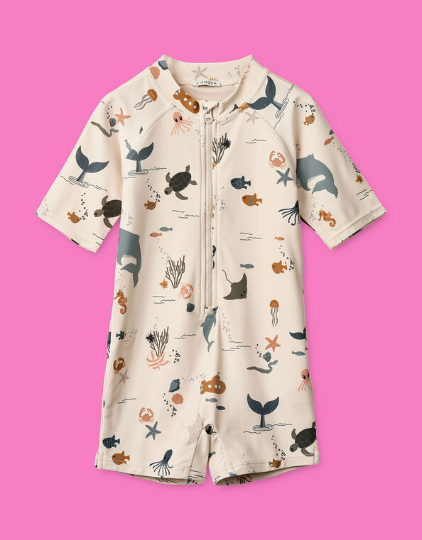 Liewood Max Swim Jumpsuit, Cream (CREAM), large