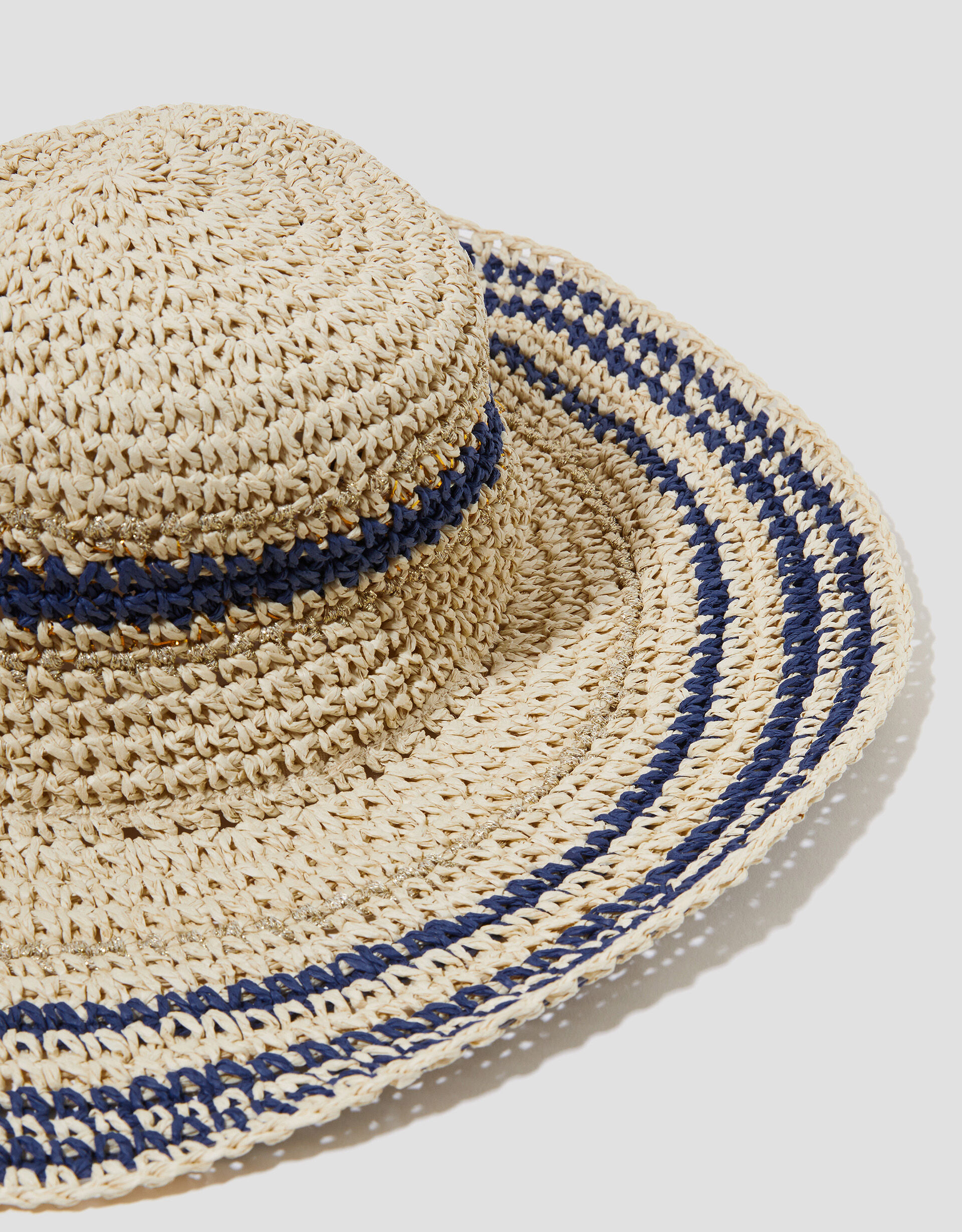 Striped sun hat 2025