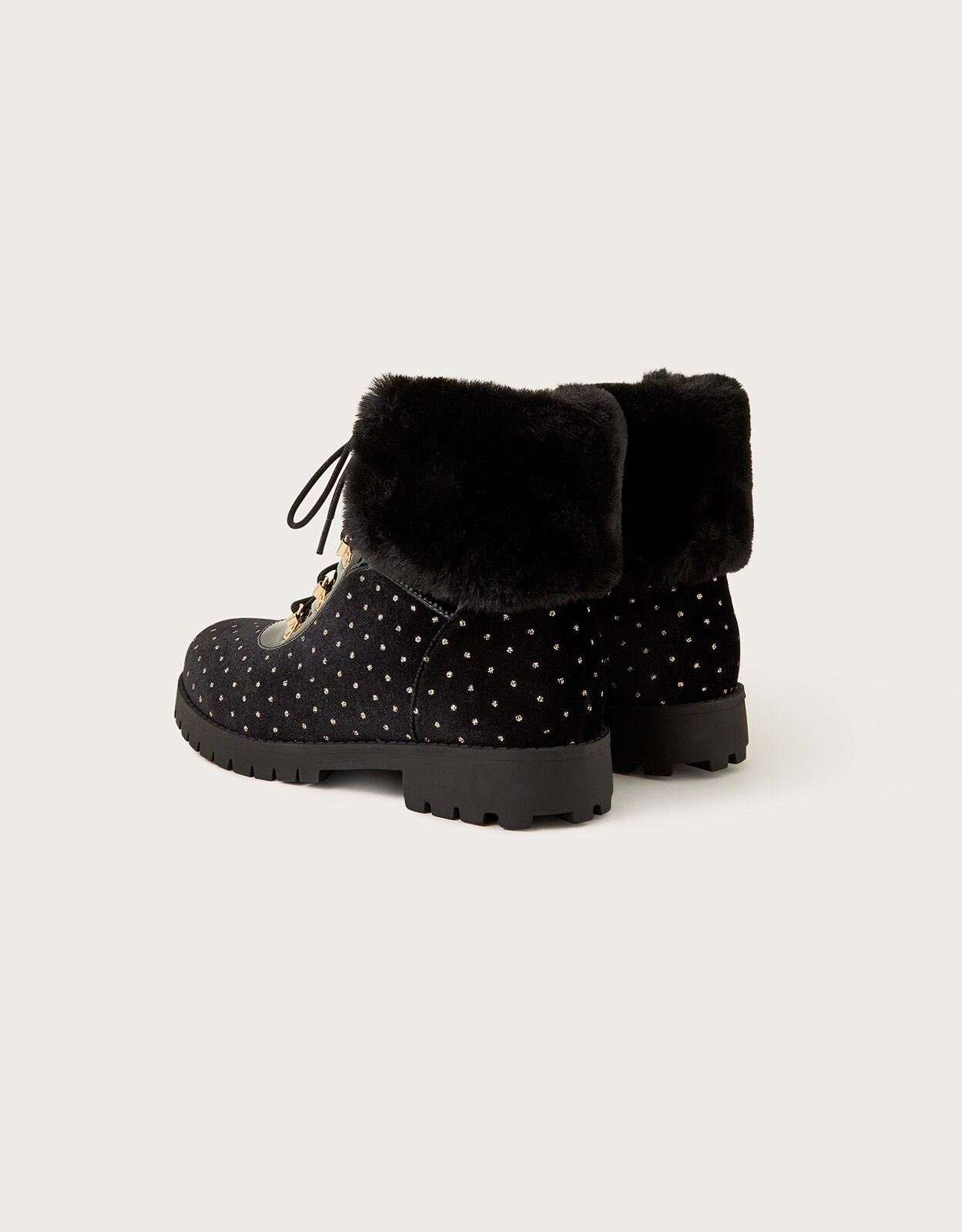 Velvet biker boots top