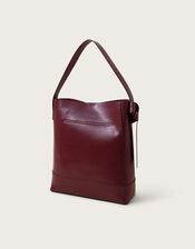 Dahli Faux Leather Hobo Bag, , large