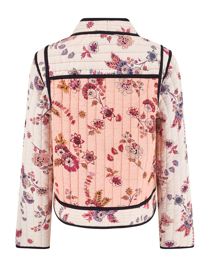 East Madison Floral Quilted Jacket, Multi (MULTI), large