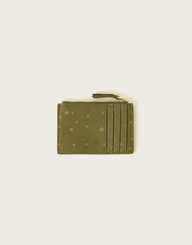 Star Scallop Leather Card Holder, , large