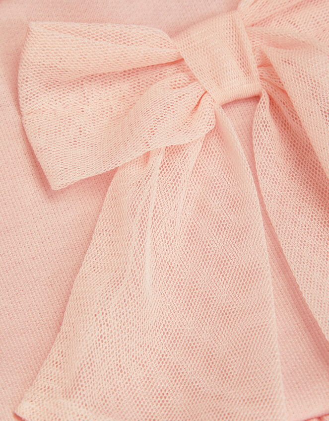 Baby Swan Scene Sweatshirt Dress, Pink (PINK), large
