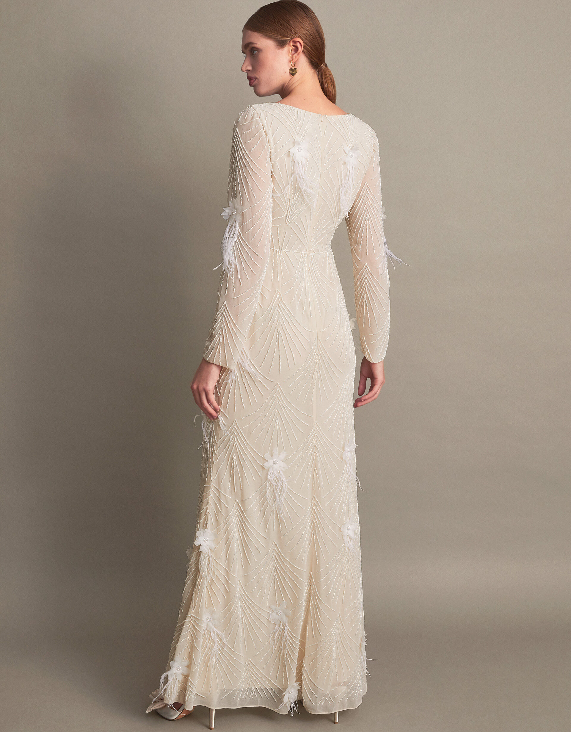 Florence embellished bridal maxi dress 2025
