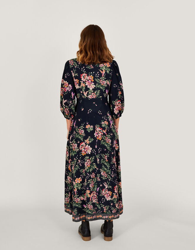 Pruella Shirt Dress in Sustainable Viscose, Black (BLACK), large