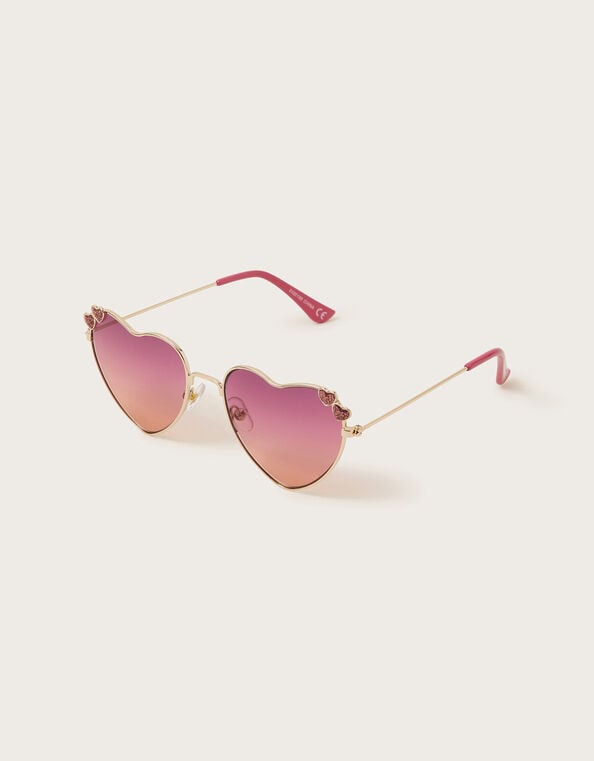 Heart Detail Sunglasses, , large