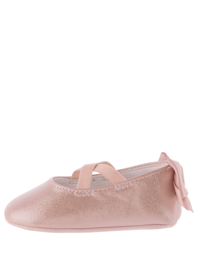 Baby Valeria Shimmer Bootie Shoes, Pink (PINK), large