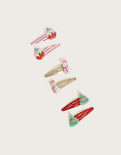 Festive Hair Clips 6 Pack, , large