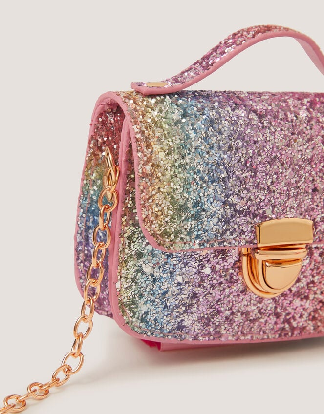Mini Rainbow Glitter Bag, , large
